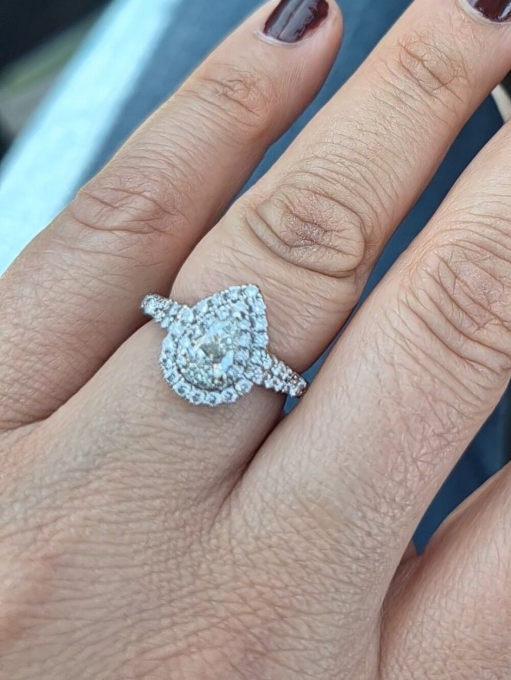 1ct Tw Enchanted Disney Ariel Ring 14k White Gold Engagement Ring